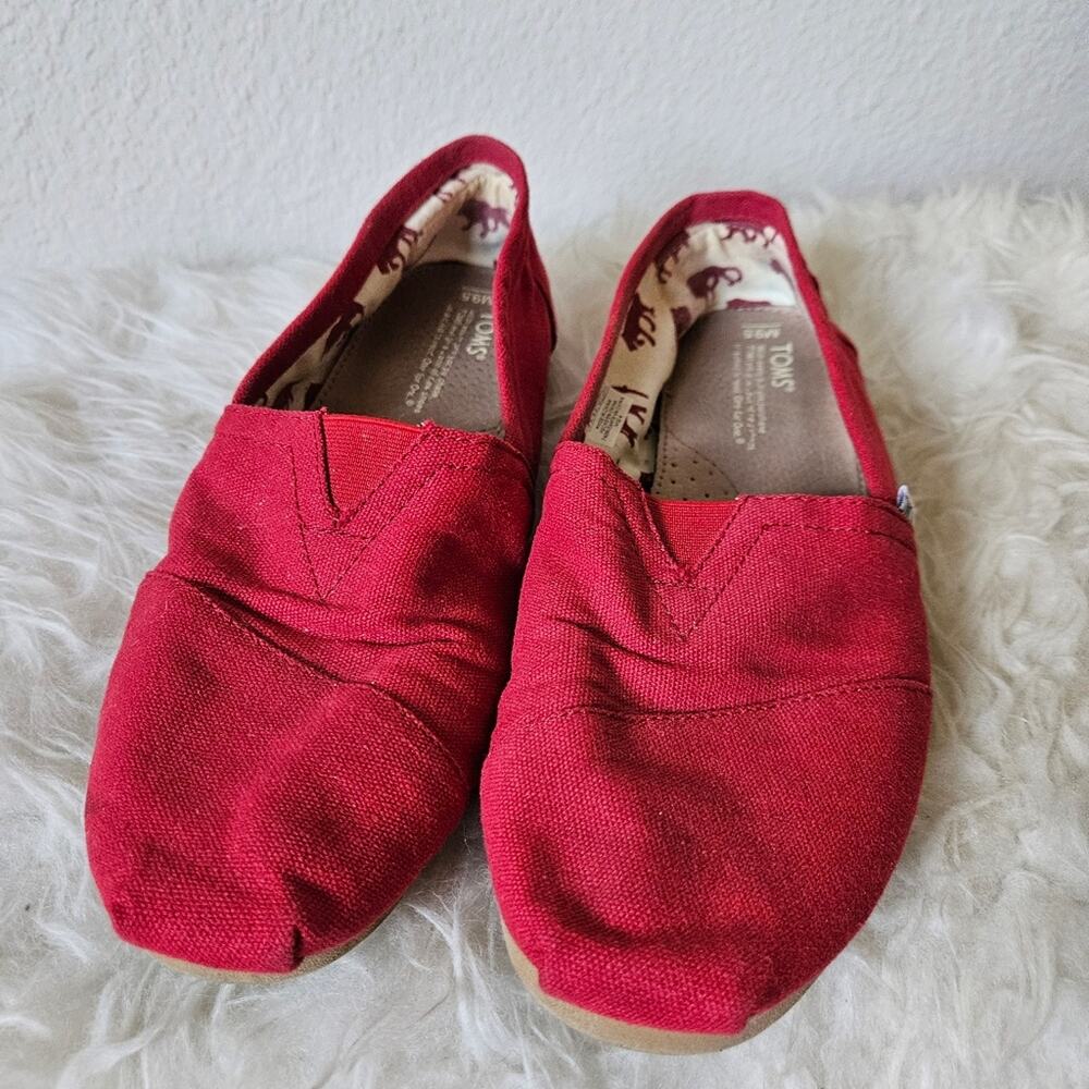 Toms Casual Everyday Mens 9.5 Red